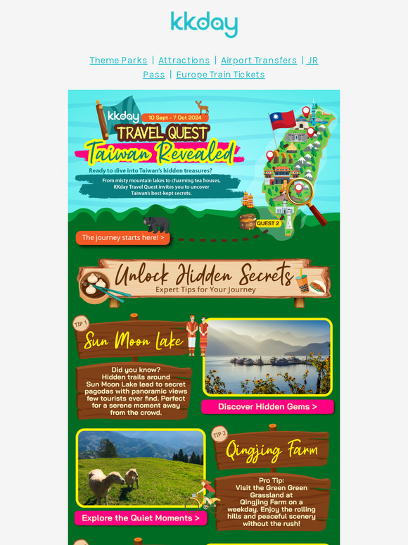 Save up to ₱6,110 on Taiwan activities! 🇹🇼
