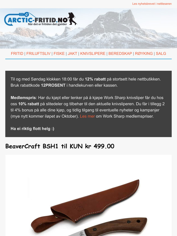 12% rabatt på det meste