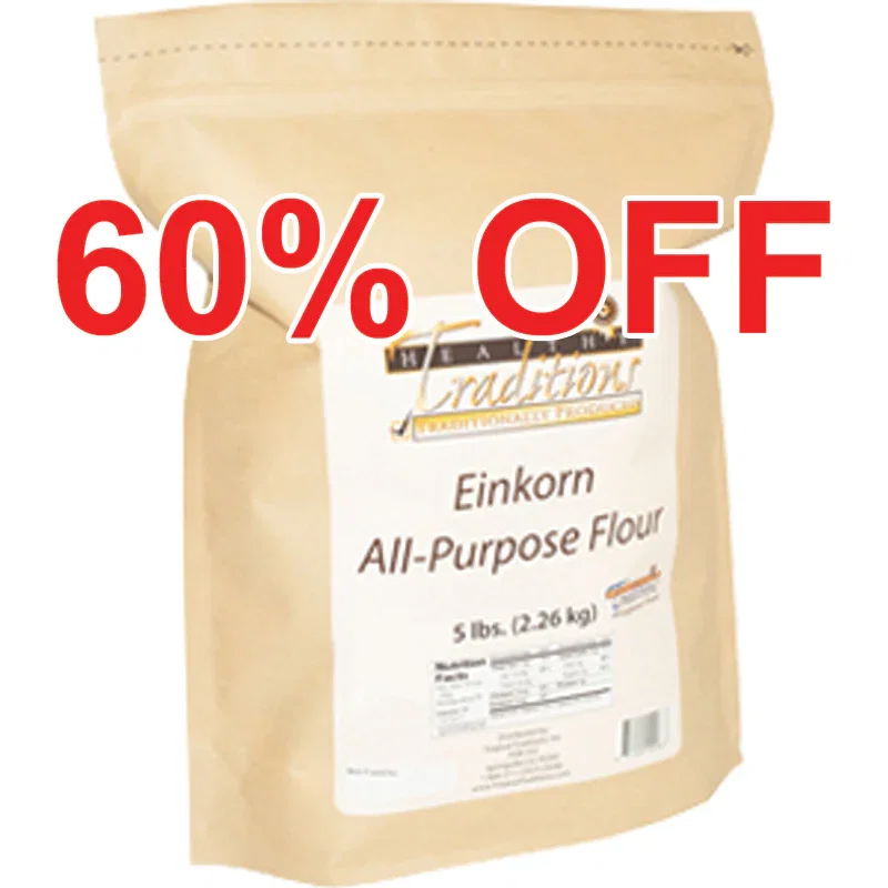 Image of Glyphosate-tested Einkorn All-Purpose Flour – 5 lb. Bag