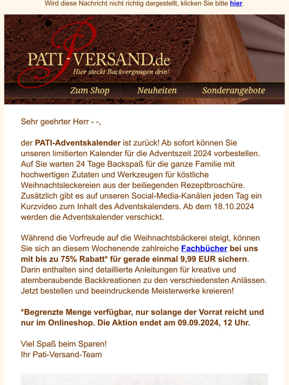 PATI-Adventskalender 2024 🎁 + Bis zu 75% Rabatt auf Fachbücher 📚