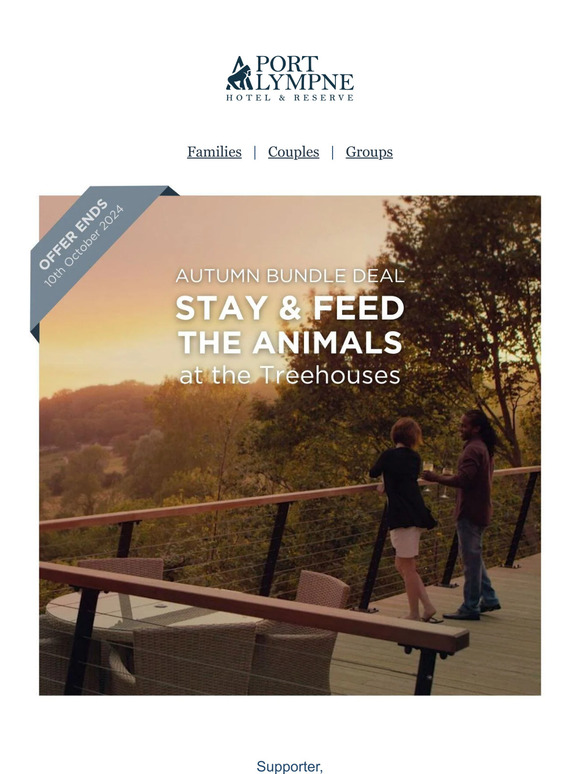 Supporter, New Autumn Short Break Deals
