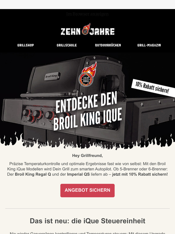 🔥Top Angebot: Sichere Dir den Broil King iQue!🔥