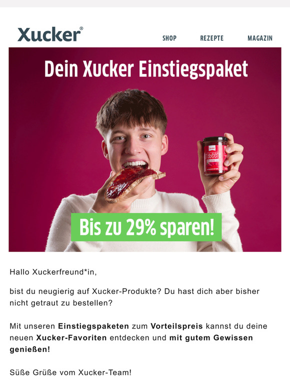 Dein Xucker Einstiegspaket zum Vorteilspreis! 😋