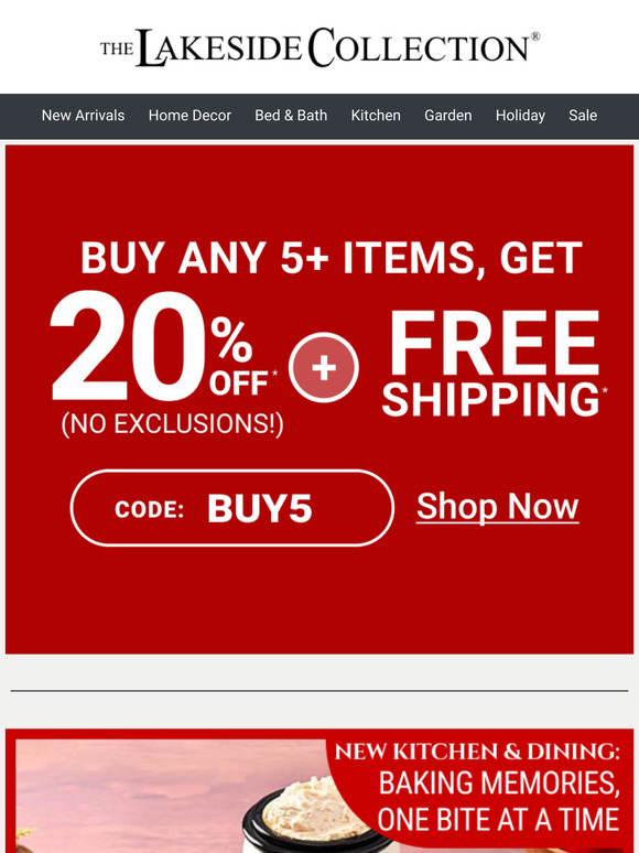 Lakeside Collection 💰 20 Off + Free Shipping? Milled