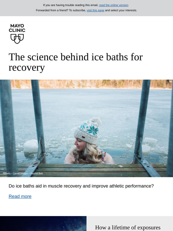 The science behind ice baths for recovery