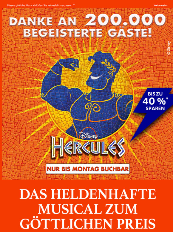 ♬ Sparen Sie nur noch bis Montag bis zu 40 %* ♬