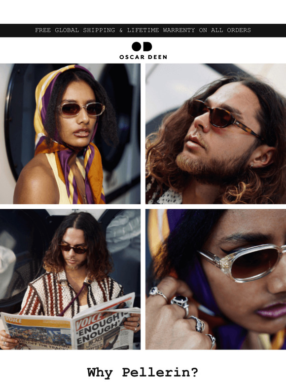 Discover the Pellerin look now 🕶️