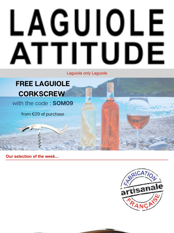 A free Laguiole corkscrew, now’s the time!