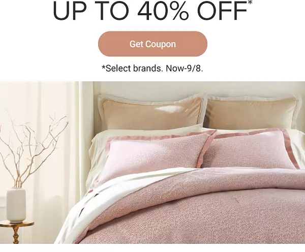 Up to 40% off. Get coupon.