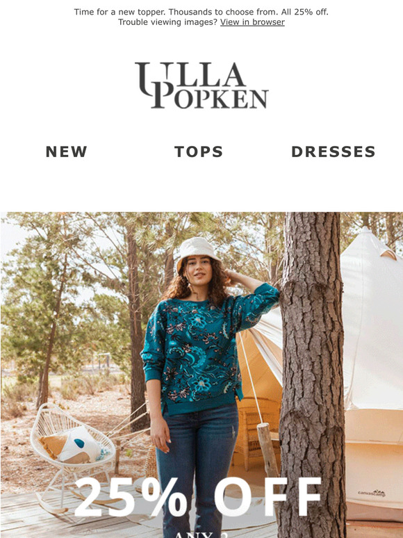 Ulla Popken Email Newsletters Shop Sales, Discounts, and Coupon Codes