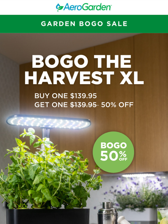BOGO Sale: Get second Harvest XL for $69.98