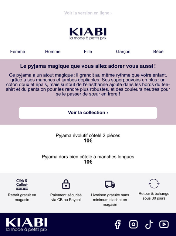 Le pyjama qui grandit avec vos enfants !