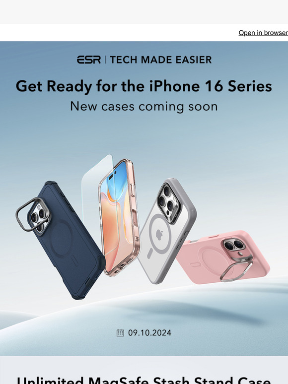 Get ready for the iPhone 16 series with our new collection | ESR