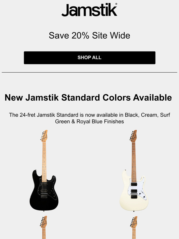 Final Chance for 20% off at Jamstik