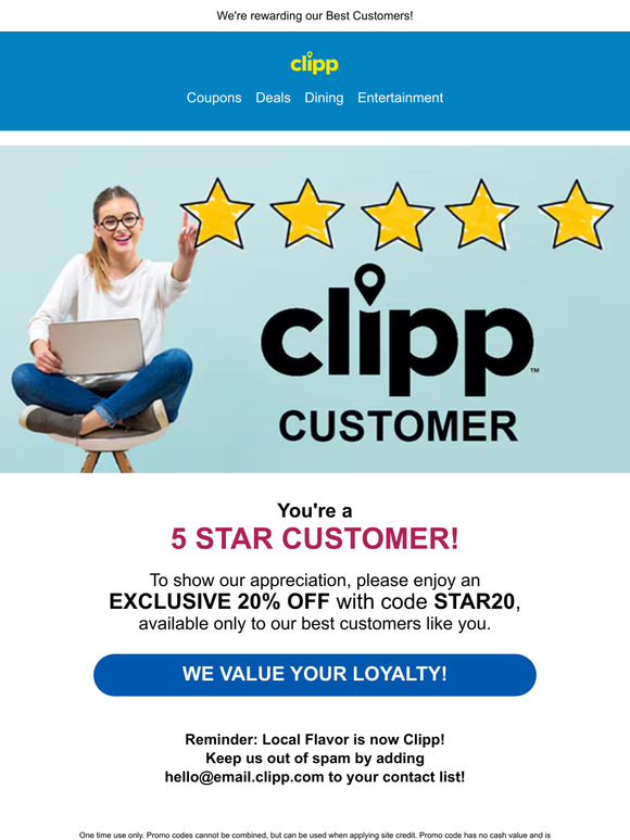 Local Flavor is now Clipp + an EXTRA 20% Off!