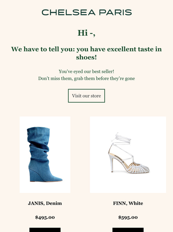 You have great taste on shoes