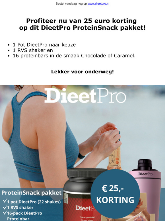 DieetPro ProteinSnack Pakket; 25 euro korting!