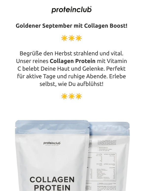 ☀️☀️☀️ Goldener September mit Collagen Boost ☀️☀️☀️