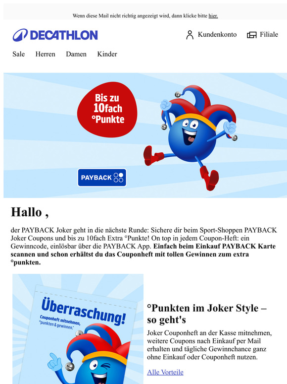 Der PAYBACK Joker ist zurück!