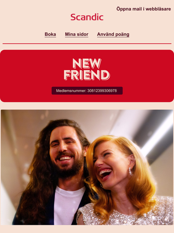 Där satt den 🌟 Välkommen till nya Scandic Friends!
