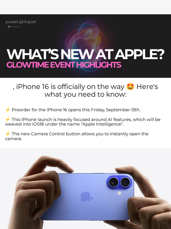 Did you see Apple's event, friend? 😱