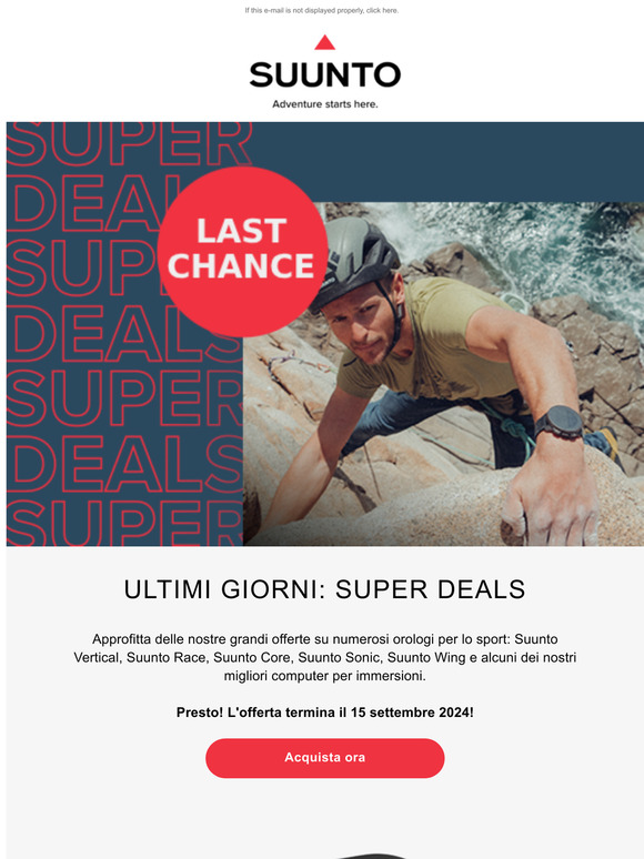 Ultimi giorni: Super Deals