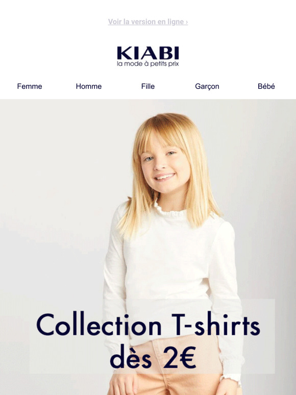 T-shirts enfant dès 2€