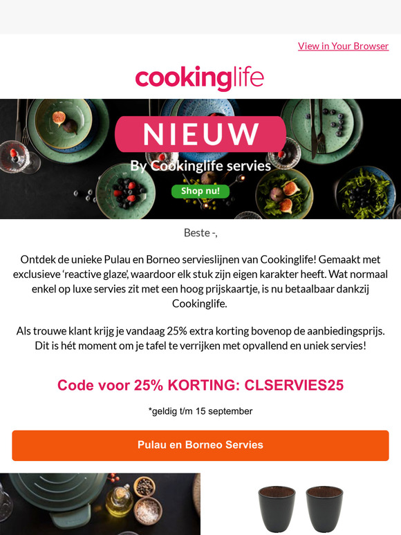 25% KORTING op Pulau en Borneo servies! 🤩