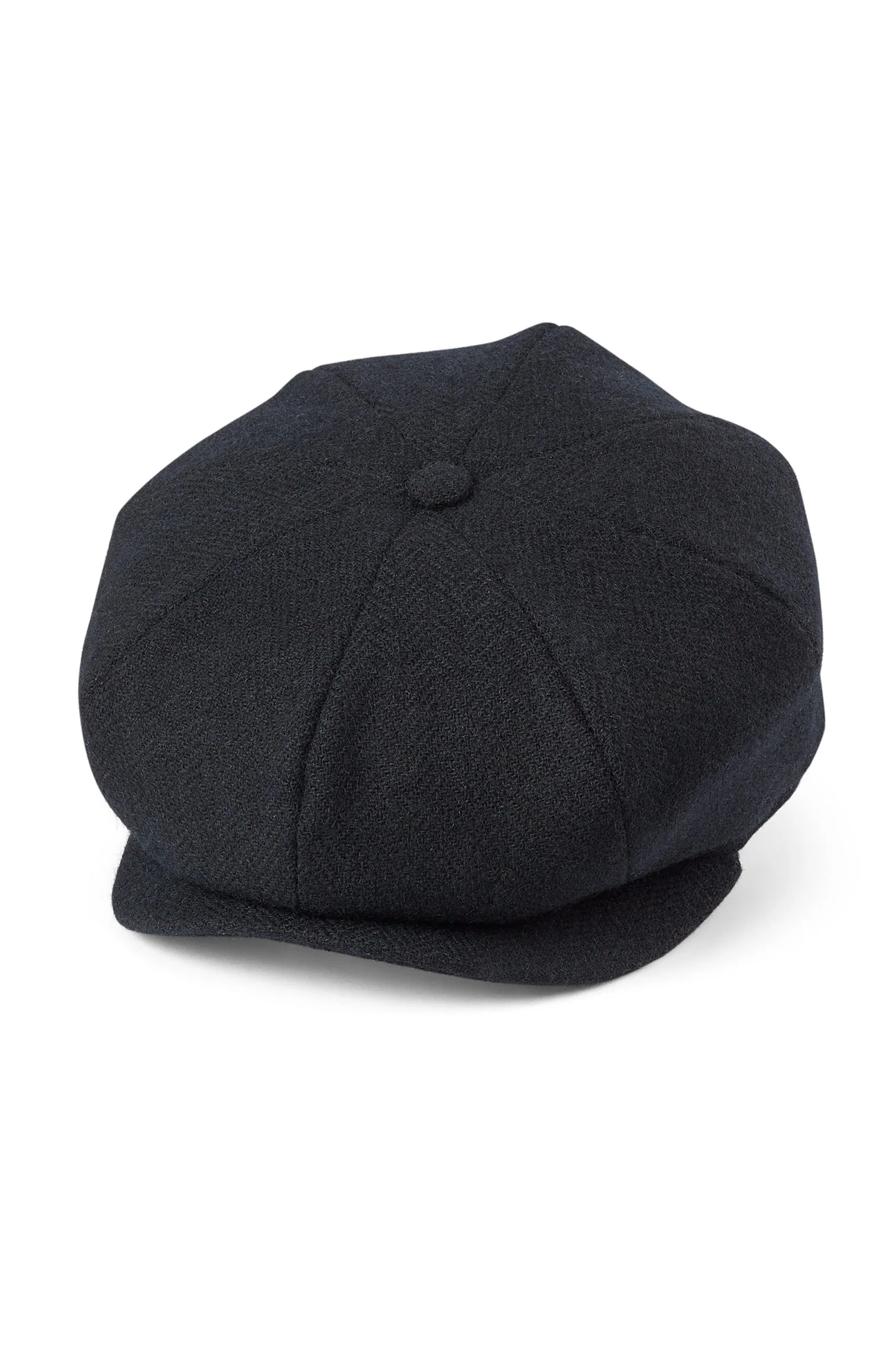 Tremelo Black Bakerboy Cap - Black / 57 cm
