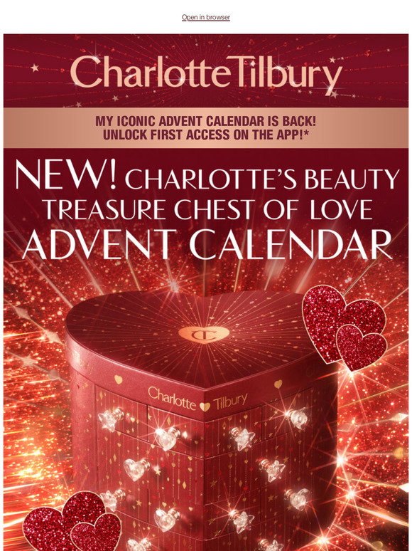 Charlotte Tilbury: My Beauty ADVENT CALENDAR Is BACK!!! 💝 | Milled