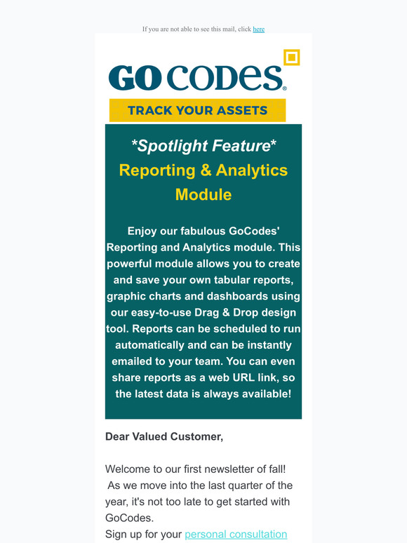 GoCodes Newsletter 09/24
