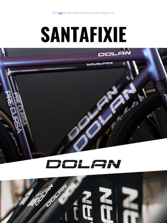 Dolan frames en Mavic wielen.