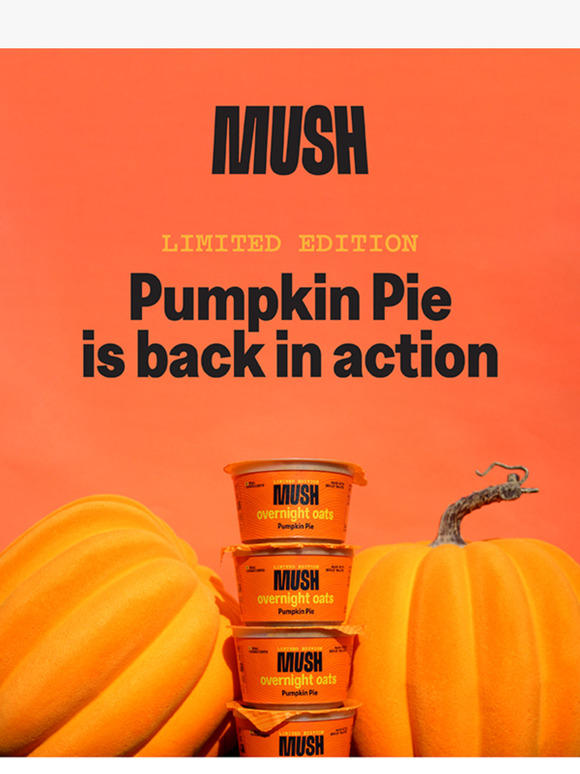 Pumpkin Pie is back in action.