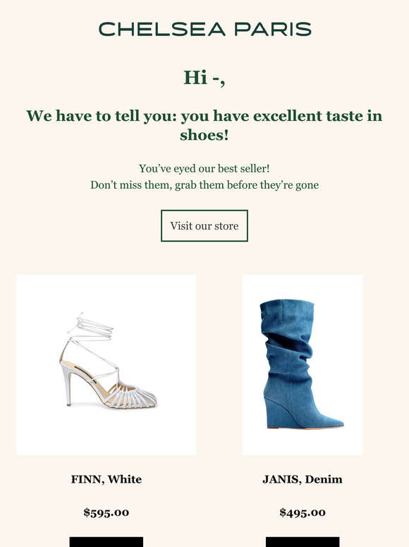 You have great taste on shoes