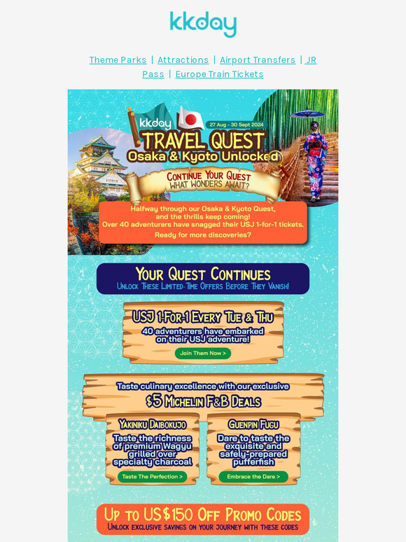 ⏳ Last Chance for S$150 OFF Osaka & Kyoto!