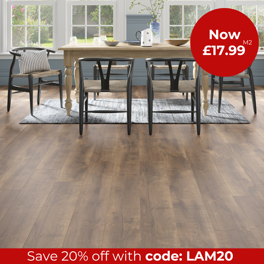 Aqualock 8mm Laminate Flooring Toasted Pecan