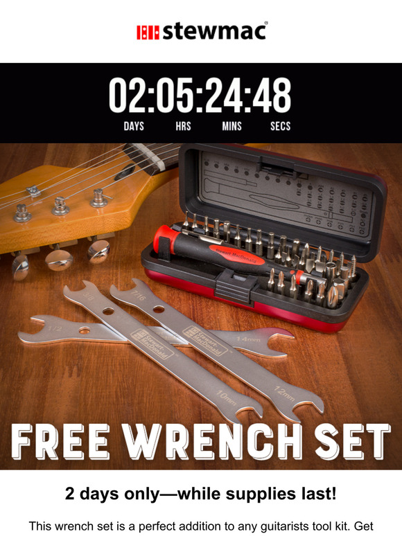 StewMac FREE Tools—48 Hours Only! Milled