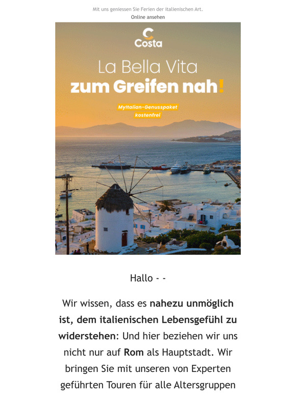 Dem Mittelmeer kann man einfach nicht widerstehen! ☀️