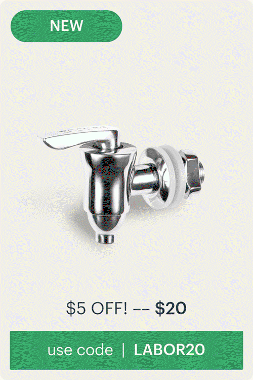 Stainless steel spigot