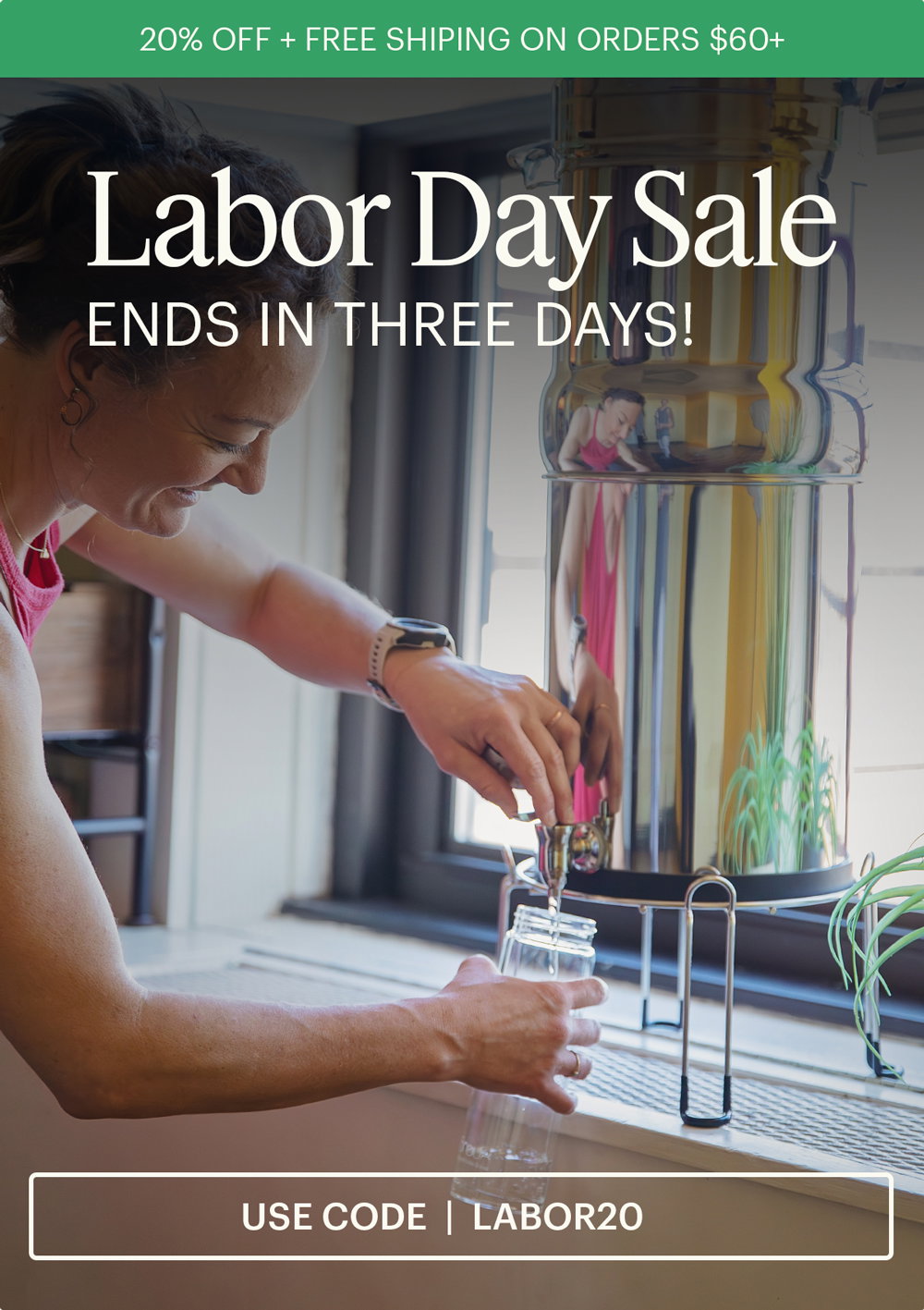 Labor Day Sale Ends in 3 Days; 20% Off Sitewide!* USE CODE: LABOR20