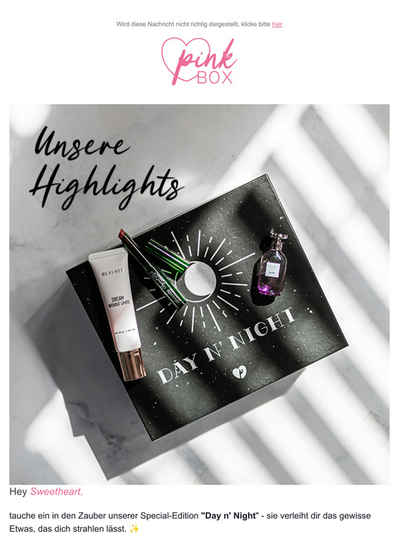 Entdecke unsere neue Pink Box "Day n' Night" 💖