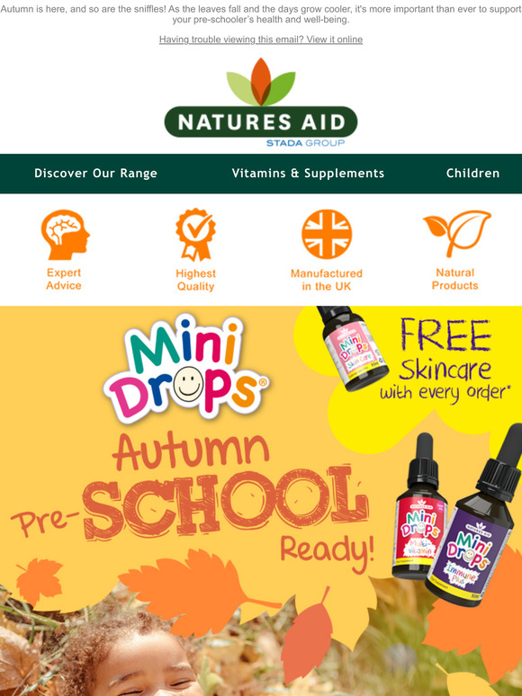 Sniffles and Cold Season - Keep Your Little Ones Healthy This Autumn! 🍁 FREE Gift With Every Order! 🎁