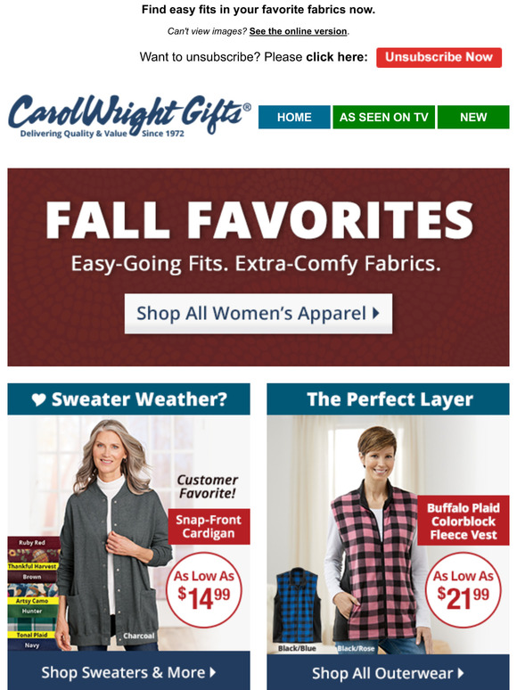 Carol wright catalog online online