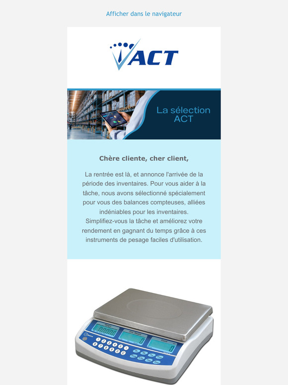 Préparez vos inventaires avec notre sélection de balances compteuses !