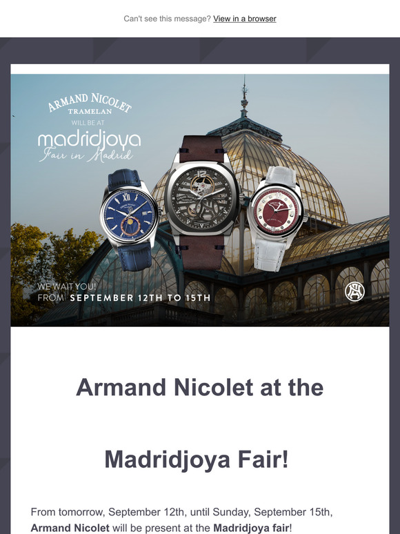Armand Nicolet at the Madridjoya Fair!
