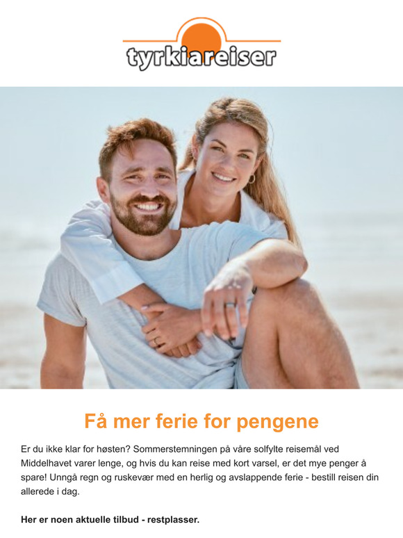 Pakket og klar? Reis fra 4.395,- ☀️