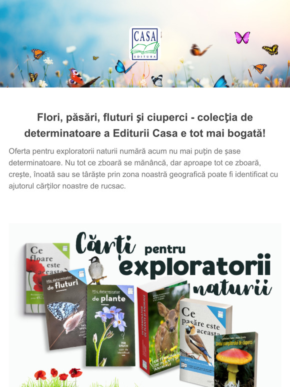 Noutăți pentru iubitorii naturii