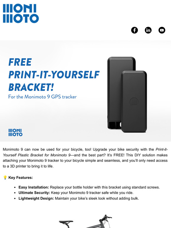 FREE 3D-Printed Bracket for Your Monimoto 9 - Secure Your Bicycle!