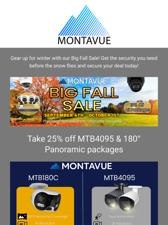 ⚠️25% Off Dual Illumination and Panoramic Security Packages