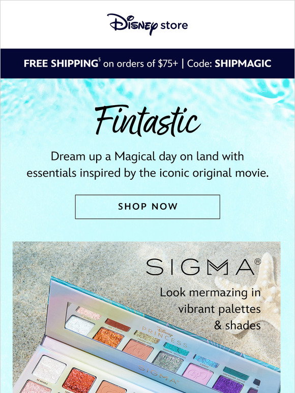 Disney Store: The Little Mermaid by Sigma Beauty just swam ashore | Milled